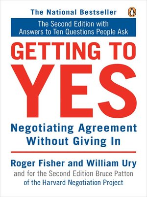 cover image of Getting to Yes